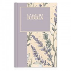 Bibbia Nuova Diodati Floreale f.to medio 15x21.5 cop.  Rigida