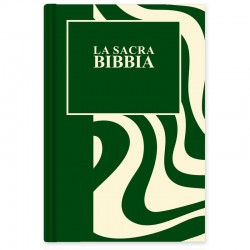 Bibbia Nuova Diodati Verde e Crema f.to medio 15x21.5 cop.  Rigida