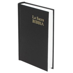 Bibbia Nuova Diodati f.to medio piccolo Rigida cartonata nera ULTIMA COPIA