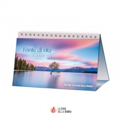 Calendario cristiano da scrivania 2027 - Fonte di vita