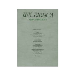 Lux Biblica 16  - Rivista...