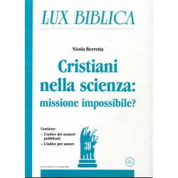 Lux Biblica n°30 Cristiani...