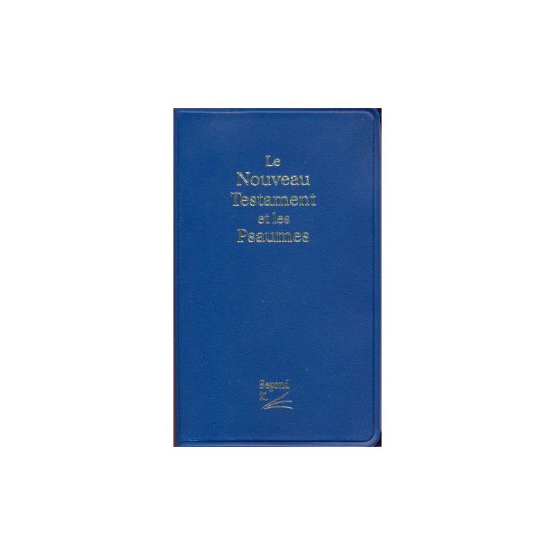 Nuovo Testamento e Salmi Francese tascabile plastificato blu