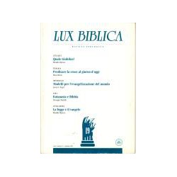 Lux Biblica n. 19 - Rivista...