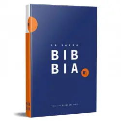 Bibbia Riveduta 2020 (R2) MEDIA Cartonata Blu/Arancione