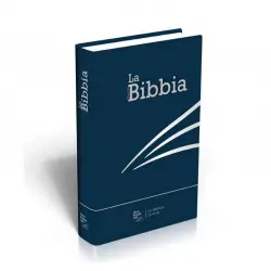 Bibbia N.R. 11,5x17,5 cm rigida illustrata blu Nuova Edizione