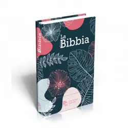 Bibbia N.R. 11,5x17,5 cm rigida telata leggera imbottitura floreale Nuova Edizione