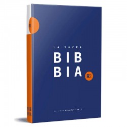 Bibbia Riveduta 2020 (R2) CARATTERI GRANDI Cartonata Blu/Arancione