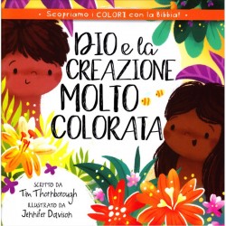 Dio e la creazione molto colorata