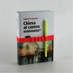 Elastico portapenne per libri e Bibbie - Arancione fluorescente