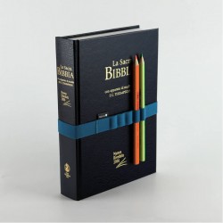 Elastico portapenne per libri e Bibbie - Blu ottanio