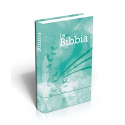 Bibbia N.R. 11,5x17,5 cm rigida illustrata verde Tiffany Nuova Edizione