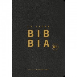 Bibbia Riveduta 2020 (R2) TASCABILE Pelle nera taglio oro