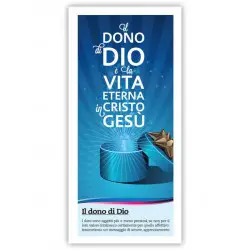 Il dono di Dio è la vita eterna in Cristo Gesù - blu (500 pz)